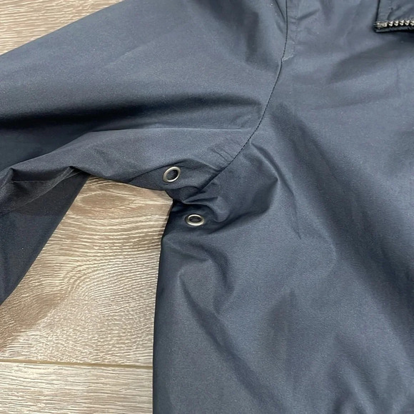 NWOT Van Heusen Lined Water Resistant Windbreaker Jacket Navy M - Picture 13 of 16